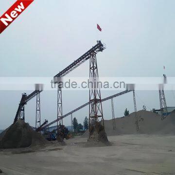 Mining rubber belt conveyor for sand production line, road bridge building equipments