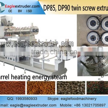 500kg/h twin screw extruder for food/pet food extruder/floating fish food extruder