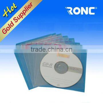 Plastic bag transparent CD DVD sleeve