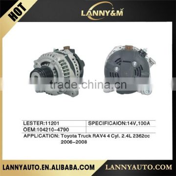 104210-4790 Toyota alternator , Auto parts 14V 100A alternator for Toyota LESTER:11201