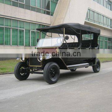 Antique Private 8 Seat Royal Sightseeing Resort Electric Passenger Golf Cart photo-3