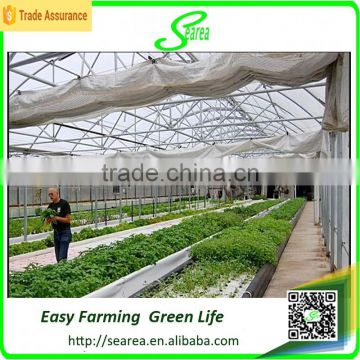 multispan plastic film greenhouse