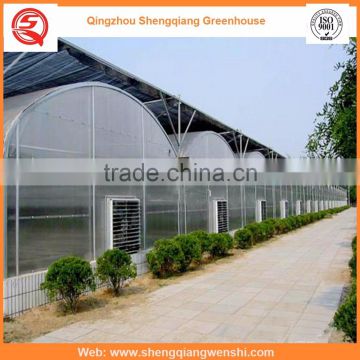 High quality 7.2m single/multi-span agricultural plastic green houses for sale