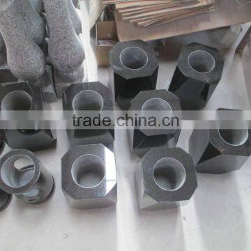 Vase for Tombstone Price Black Chinese Granite Vase for Cemetery Polished Vase and Chinese Glass Vase photo-2