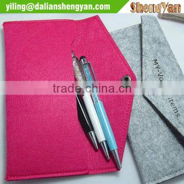 Colorful felt pen bag