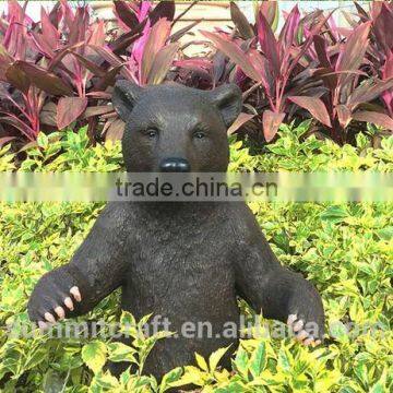 Polyresin Fiberglass Decorative Outdoor Life Size Bear Statue photo-2