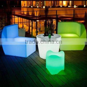 remote control wholesale nightclub furniture led bar sofa /led furniture sofa with cushion