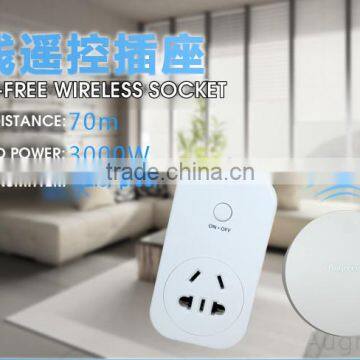 Battery-free Kinetic Energy Wireless Remote Control Power Socket photo-3