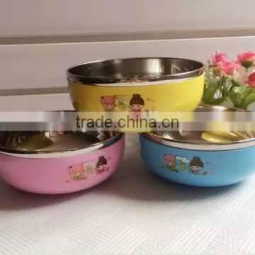 Lovely kids stainless steel bowl