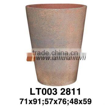 Vietnam Stylish Decorative Simple High Old Stone Flower Vase For Wholesalers