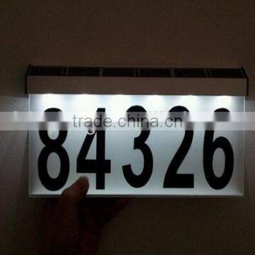 Led Solar House Number Plate Light for Sale photo-2