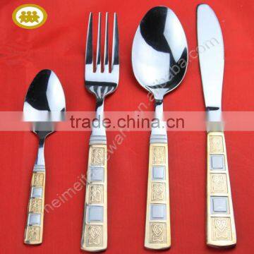 18/0 or 18/10 hotel or family cutlery flatware or cutlery set