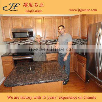 Polupar Polished Tan Brown Granite Table Top, Pedra Modular Granite Countertops photo-2