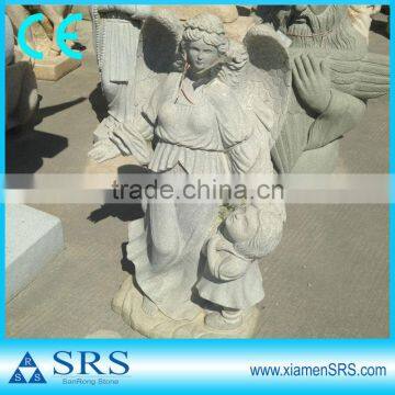 120CM high granite angel sculpture