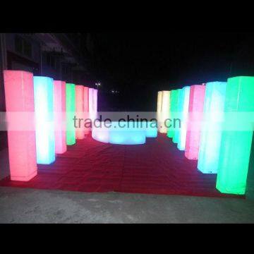 Led Wedding Columns/party Decoration Round Pillar photo-5