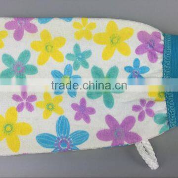 new design body bath plastic glove