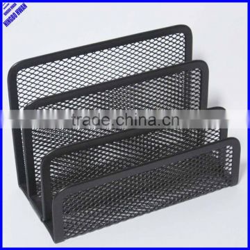 High quality3 parts metal mesh desktop letter organizer