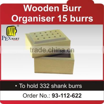 wooden burr organiser 15 burrs