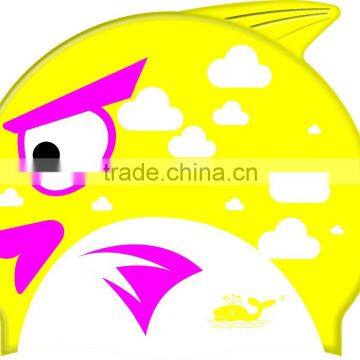 High Quality Shark Swimming Caps Colorful Baby Swim Cap Rubber Swim Cap for Youth photo-5