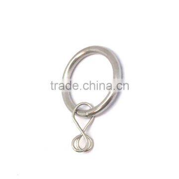 Chrome Plated Metal Window Curtain Rod Ring Loose Eyelet Inside Diameter 35mm photo-3
