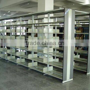 Popular 6 Layers School Library Furniture Steel Book Store Shelves/Double Side Bookshelf photo-4