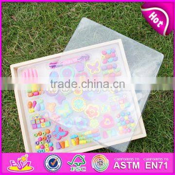 2017 New Design Educational Wooden Threading Toys for Toddlers W11E059 photo-5