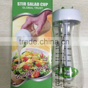 Wholesale FDA Standard Plastic Salad Tools Salad Dressing Mixer photo-3