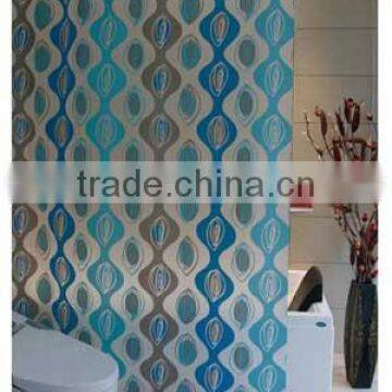 PVC Waterproof Plastic Shower Curtain Designs photo-2