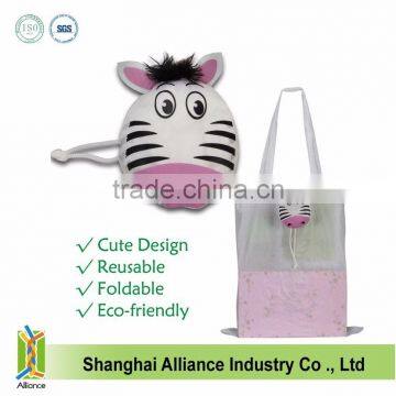 Zebra Animal Printing Folding Shopping Bag