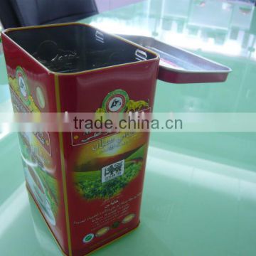 Logo Printed tin tea boxes wholesale 3085