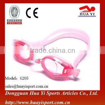 Bear rubbing durable comfortable silicone swimming goggle