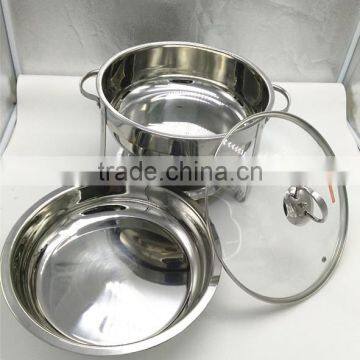 6L Popular Round Stackable Stainless Steel Buffet Chafing Dish photo-2