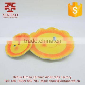 Novelty Sunflower Shaped Decorative Ceramic Napkin Holder photo-5