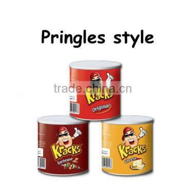 Crispy KRACKS potato snacks (canned potato chips)