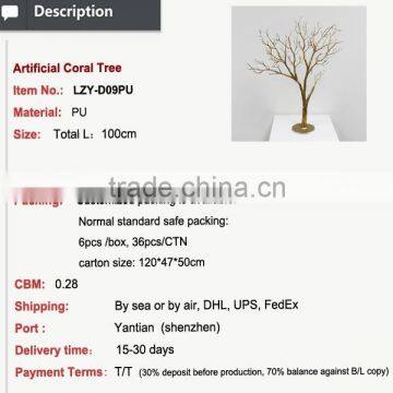 Good-looking Coral Tree for Wedding Table Tree Centerpieces Artificial Tree photo-2