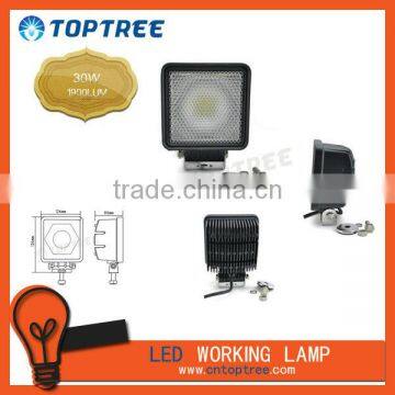 Waterproof 30W LED Work Lights 4WD Tunig Accessoties For Cars Outdoor