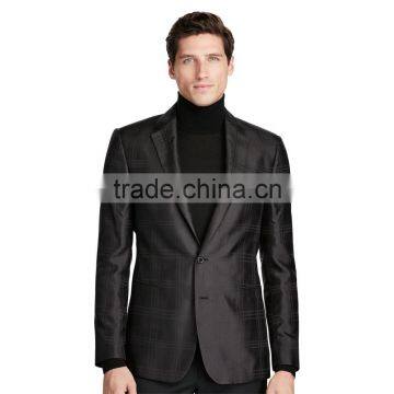 High Quality Business Casual Men Suits Formal Blazer Neck Designs photo-2