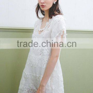 Latest Design Summer Beach Dress Women Fashion Crochet Dress photo-5