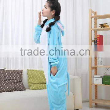 Flannel Cartoon Adult Animal Jumpsuit Animal Pajamas Jumpsuit Elephant Design photo-5