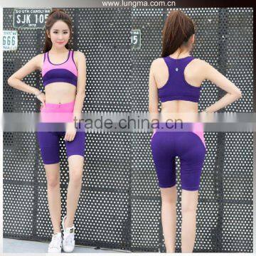 The Best Seamless Double Layer Black Compression Dri Fit Sexy Sports Running Bra For Girls