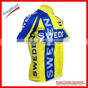Professional Wholesalers of Cycling Clothing, Fluorescent Yellow Team Cycling Shirts photo-3
