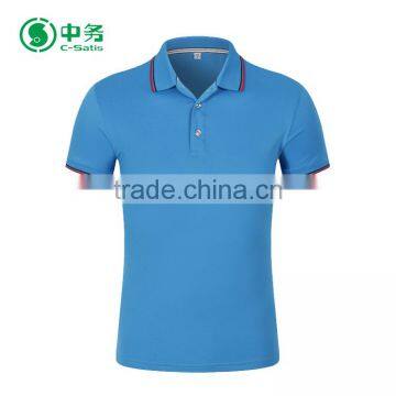 2017 New Fashion Customized Logo Dry Fit Breathable Blank Golf Polo Shirts for Men photo-5