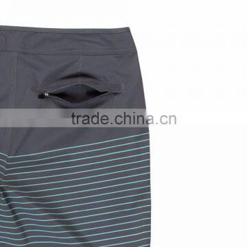 Sinner Stripe Boardshort Summer Quick-Drying Comfort Fly Zipper Beach Pants 90% Polyester 10% Elastane Customize Babric photo-4
