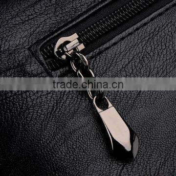 PU Leather Polyester Solid 82665 Small Shoulder Bag photo-6