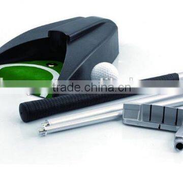 Golf Putter Training Set With Artificial Turf Golf Ball Return photo-2