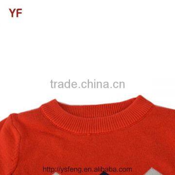 Girl's Cotton Ribbed Jacquard Pullover Sweater photo-4