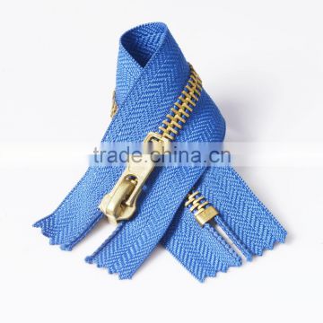 5# Close end Brass Metal Zippers