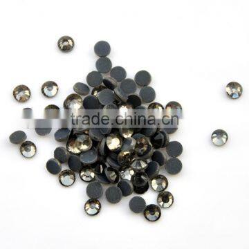 Wholesale Hot Fix Glass Crystal,Hot Fix Rhinestones Rose & Flatback in Black diamond rhinestine