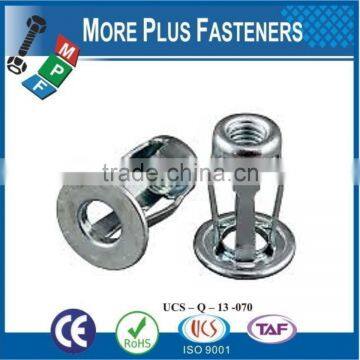 Made in Taiwan Chromed Stainless Steel Thread Zinc Grip Range Jack Nut