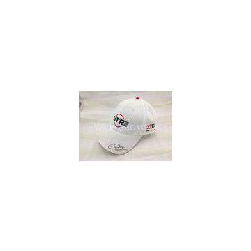 100% Cotton Embroidered Baseball Caps Promotion Hat With Sandwich Bill